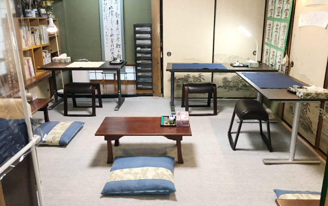 龍ヶ崎教室内